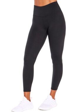 Cycle House Tinsley High Rise Ruched Athletic Leggings Loungewear Gym Black XS